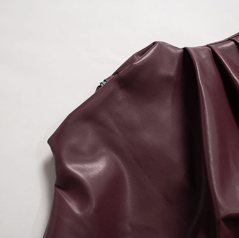 Seran | Top de Cuero Sintético Elegante para Mujeres