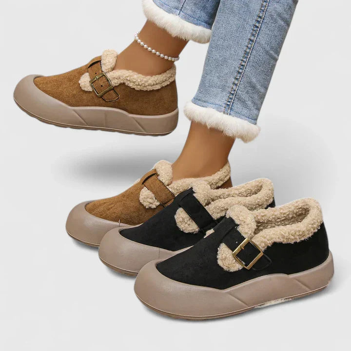 Gabriela | Botas Ortopédicas de Cuero Negro