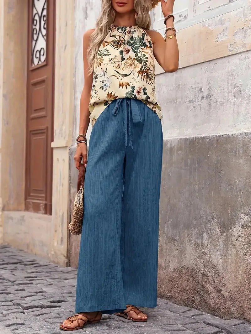 Antonette | Conjunto Elegante de Dos Piezas Sin Mangas