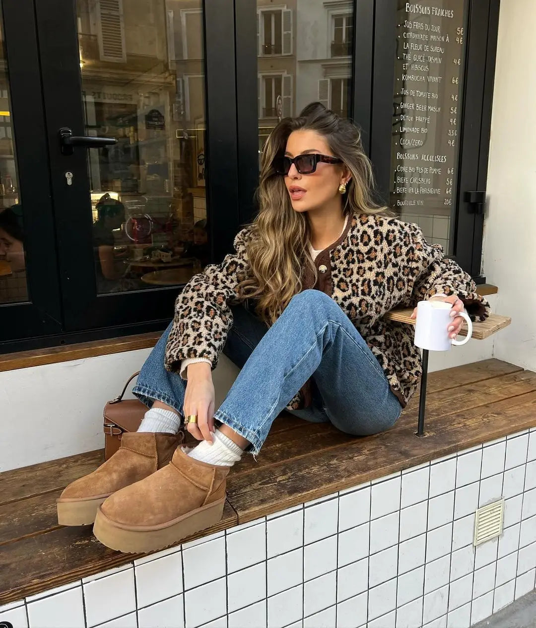 Lydia | Cárdigan de Leopardo Chic