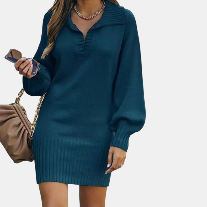 Stella | Vestido Midi Elegante de Invierno