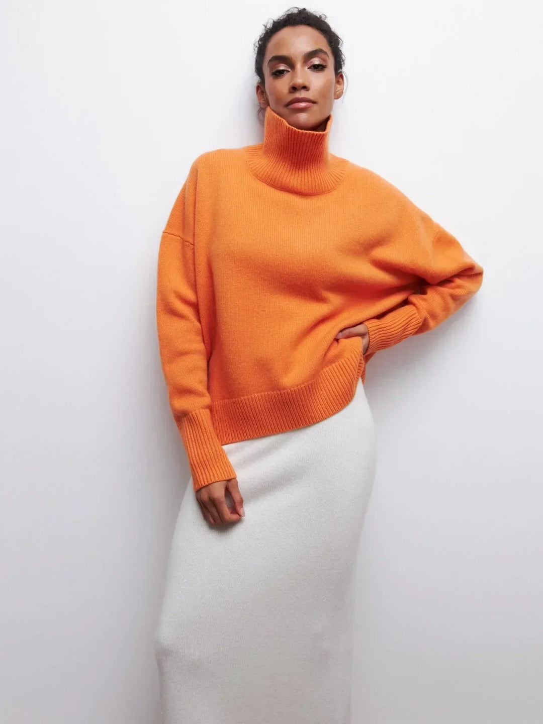 Alyssa | Suéter Elegante de Cuello Alto