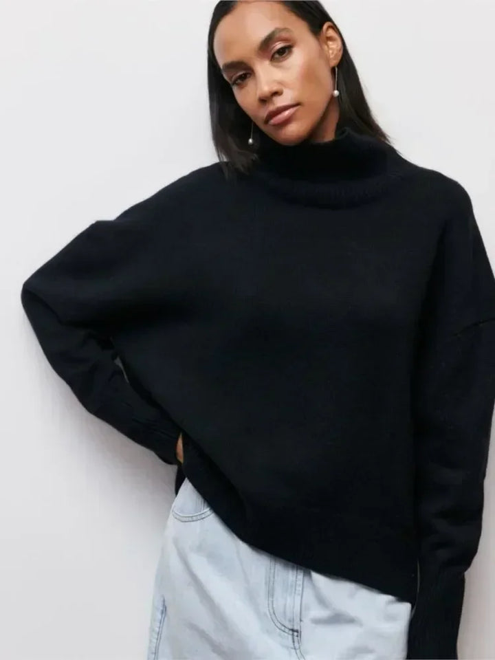 Alyssa | Suéter Elegante de Cuello Alto