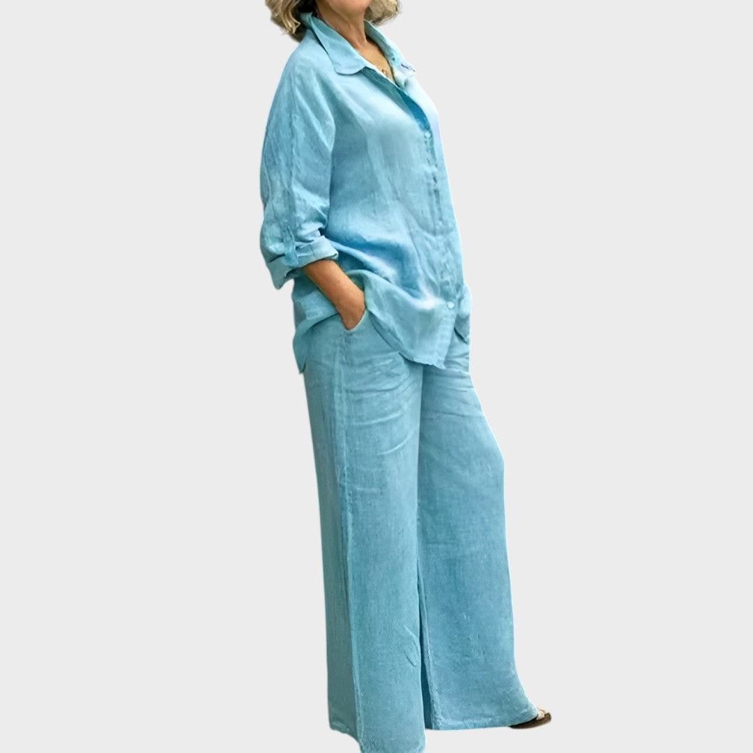 Delia | Conjunto de Camisa y Pantalón