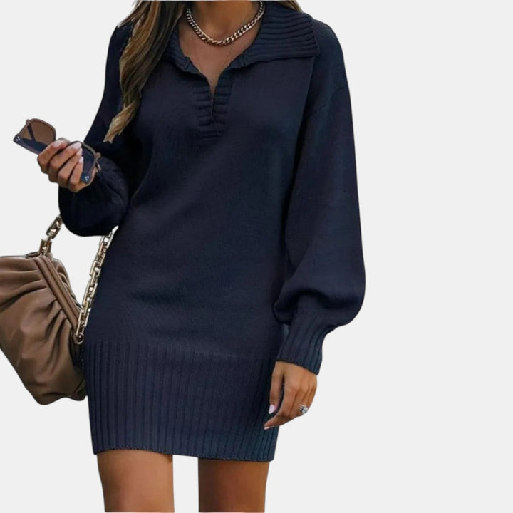 Stella | Vestido Midi Elegante de Invierno