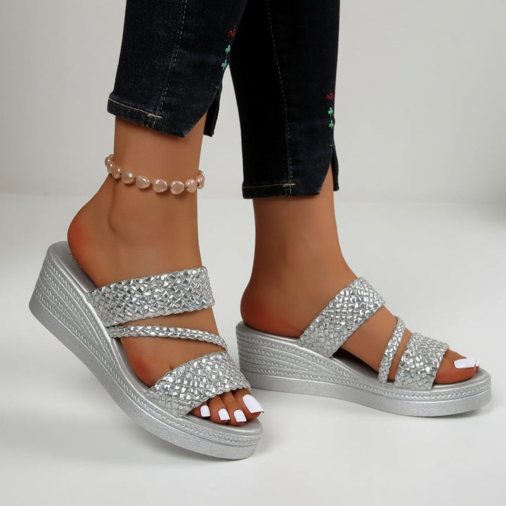 Hilda | Sandalias de Cuña Trenzada