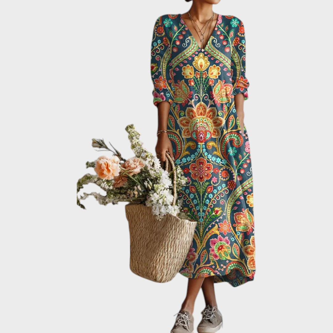Lies | Vestido Maxi de Lino