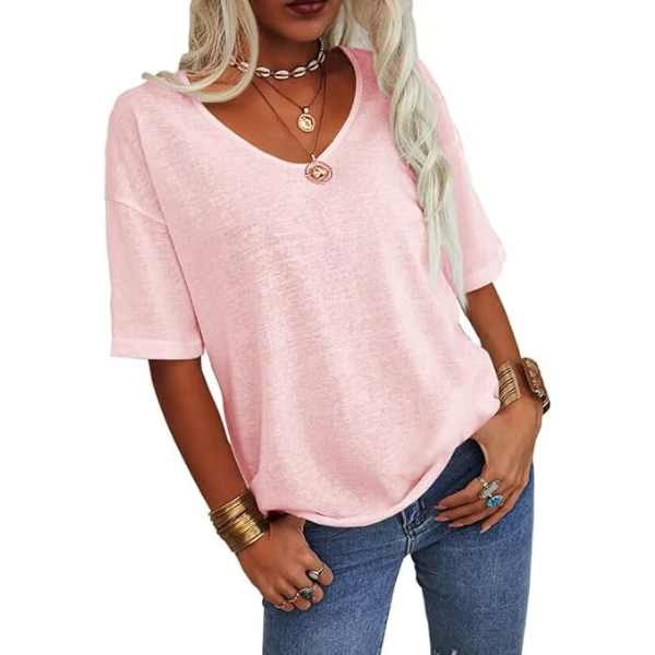 Krisanta | Camiseta Minimalista Ligera y Suelta