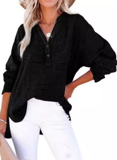Ayla | Blusa Casual de Cuello en V para Mujeres