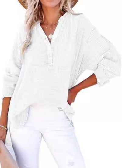 Ayla | Blusa Casual de Cuello en V para Mujeres