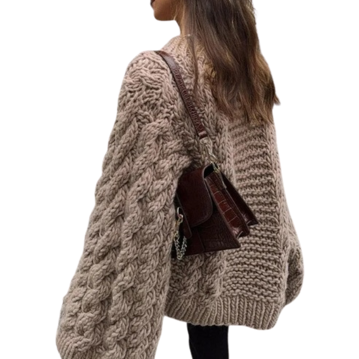 Ellie | Suéter de punto casual y holgado para otoño e invierno