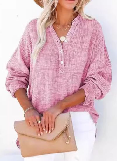Ayla | Blusa Casual de Cuello en V para Mujeres
