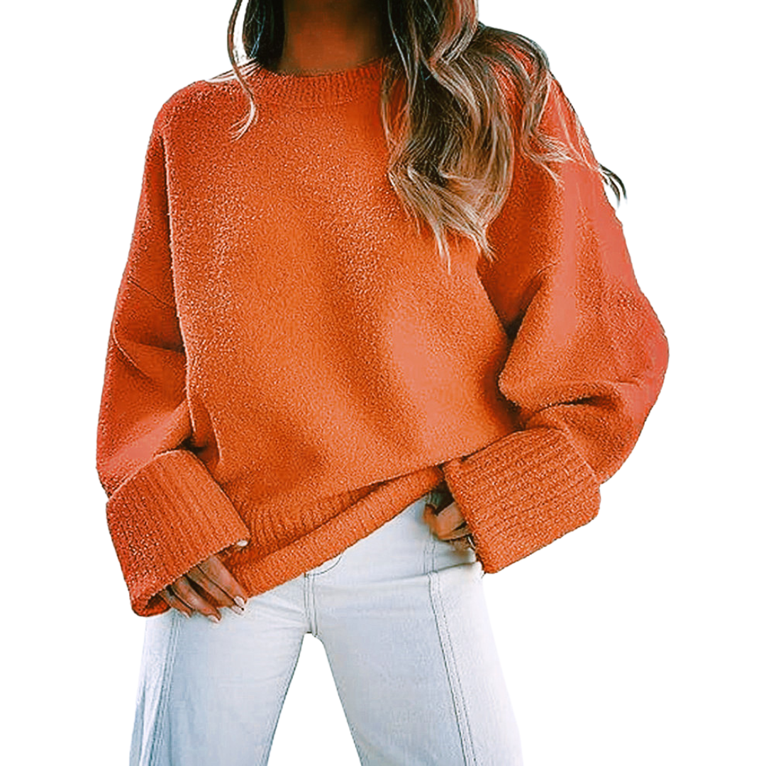 Haley | Suéter de Pullover de Punto Suave y Oversized