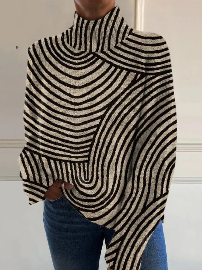 Noemi | Suéter de Cuello Alto Artístico