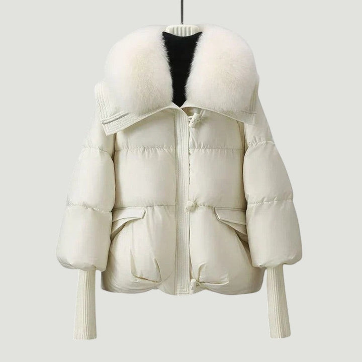 Elisen | Parka Acolchada con Cuello de Piel