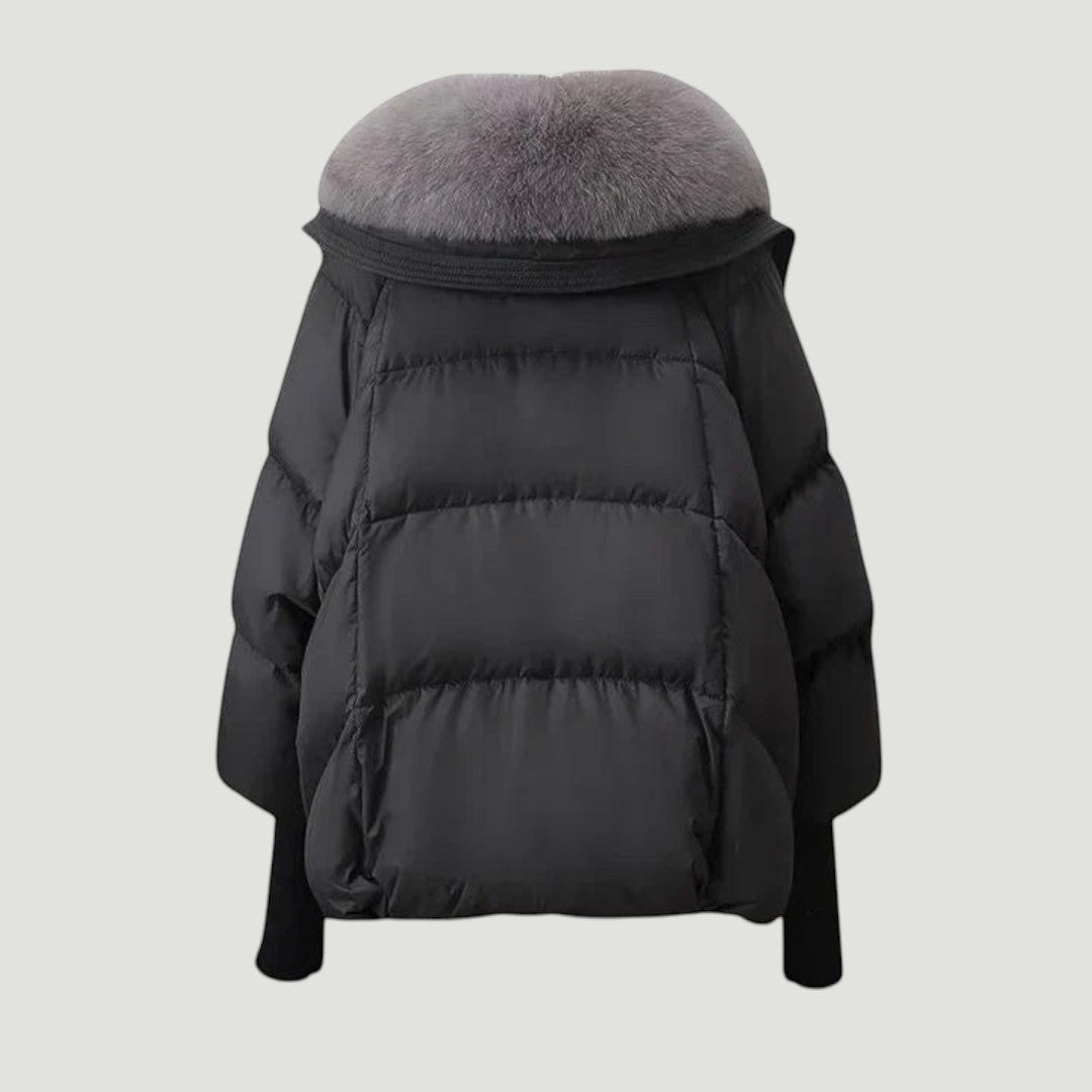 Elisen | Parka Acolchada con Cuello de Piel