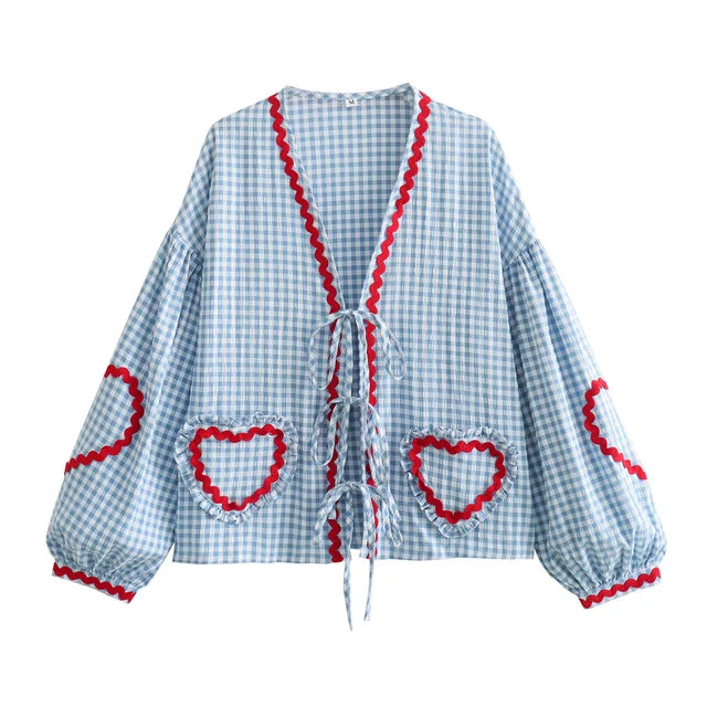 Amina | Top Cuello V