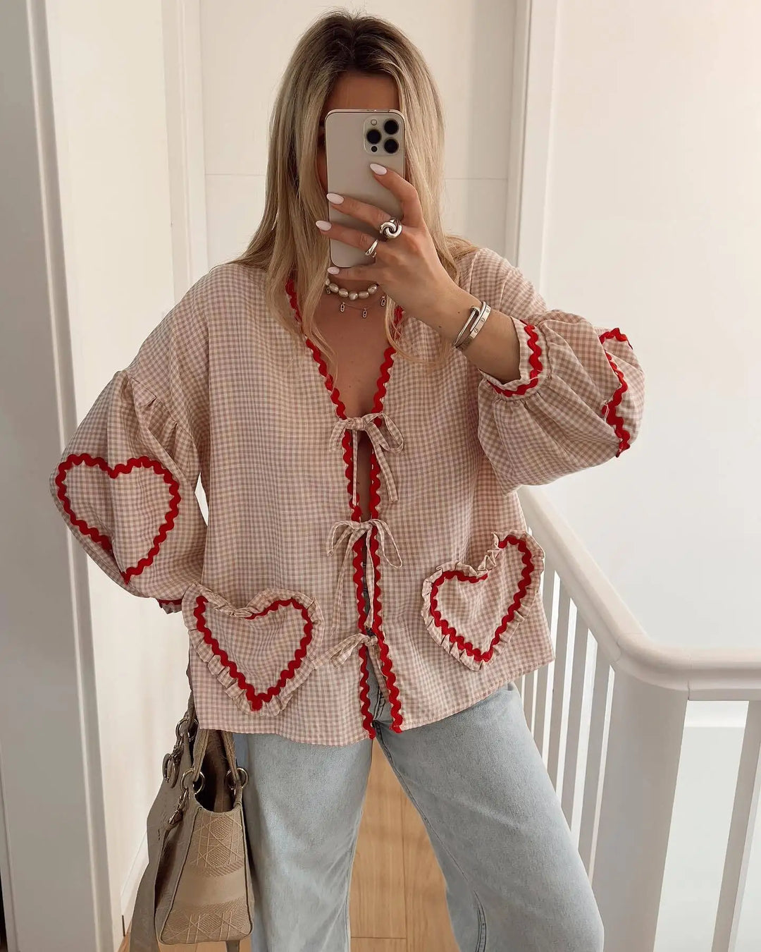 Amina | Top Cuello V