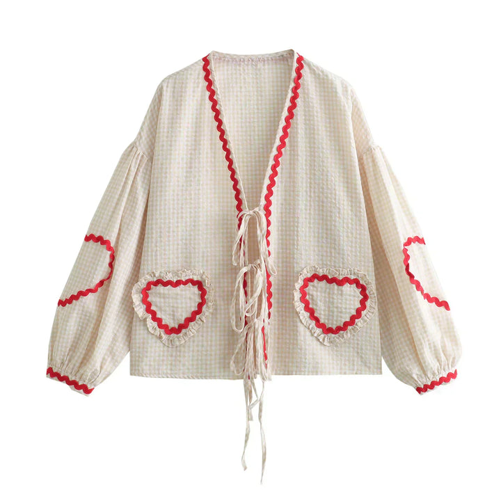 Amina | Top Cuello V