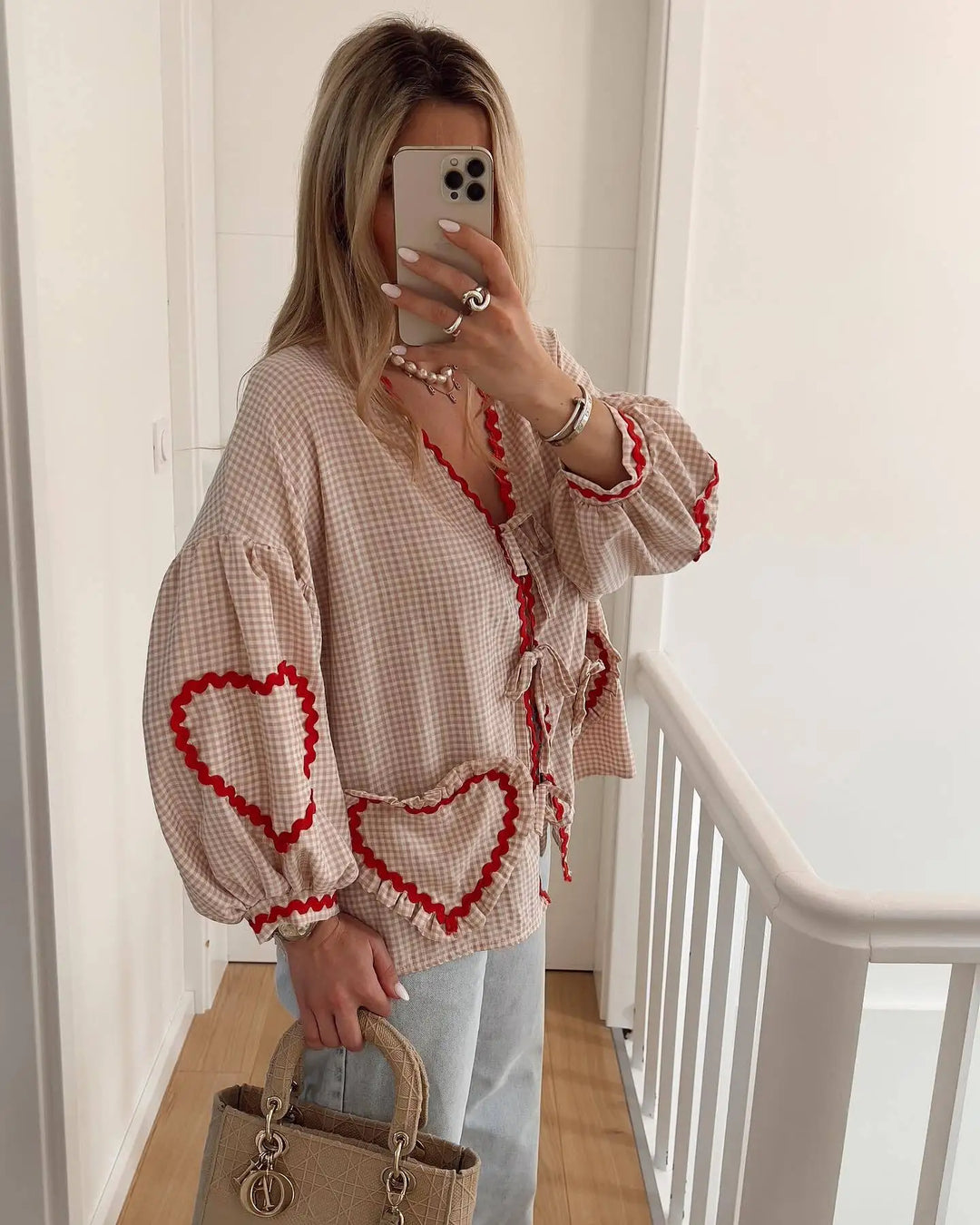 Amina | Top Cuello V