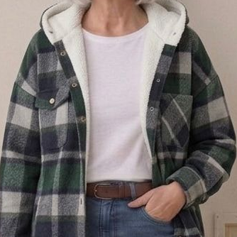 Piper | Camisa de Flanela con Capucha — Edición Final