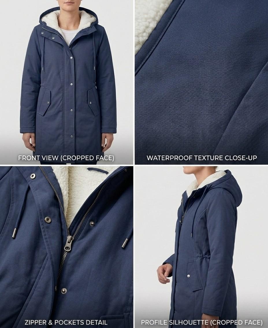 Amélie | Parka Larga Impermeable — Edición Final
