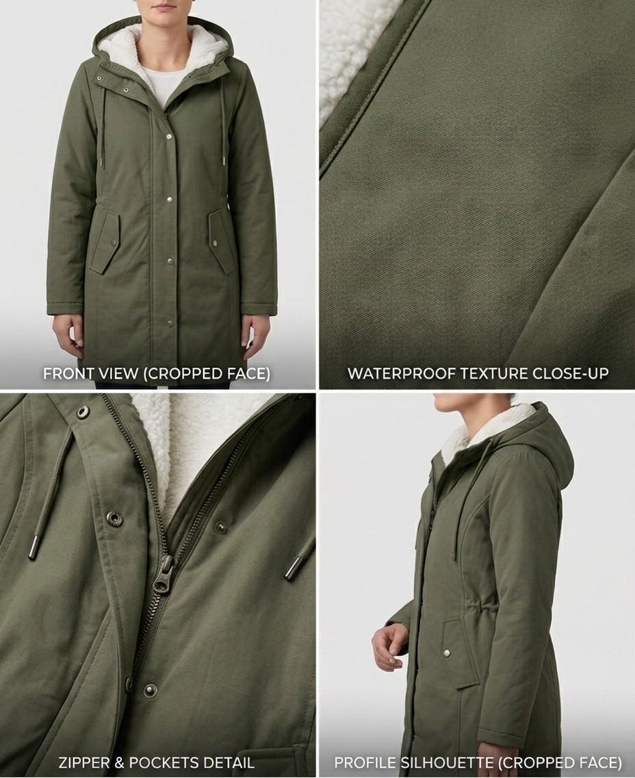 Amélie | Parka Larga Impermeable — Edición Final