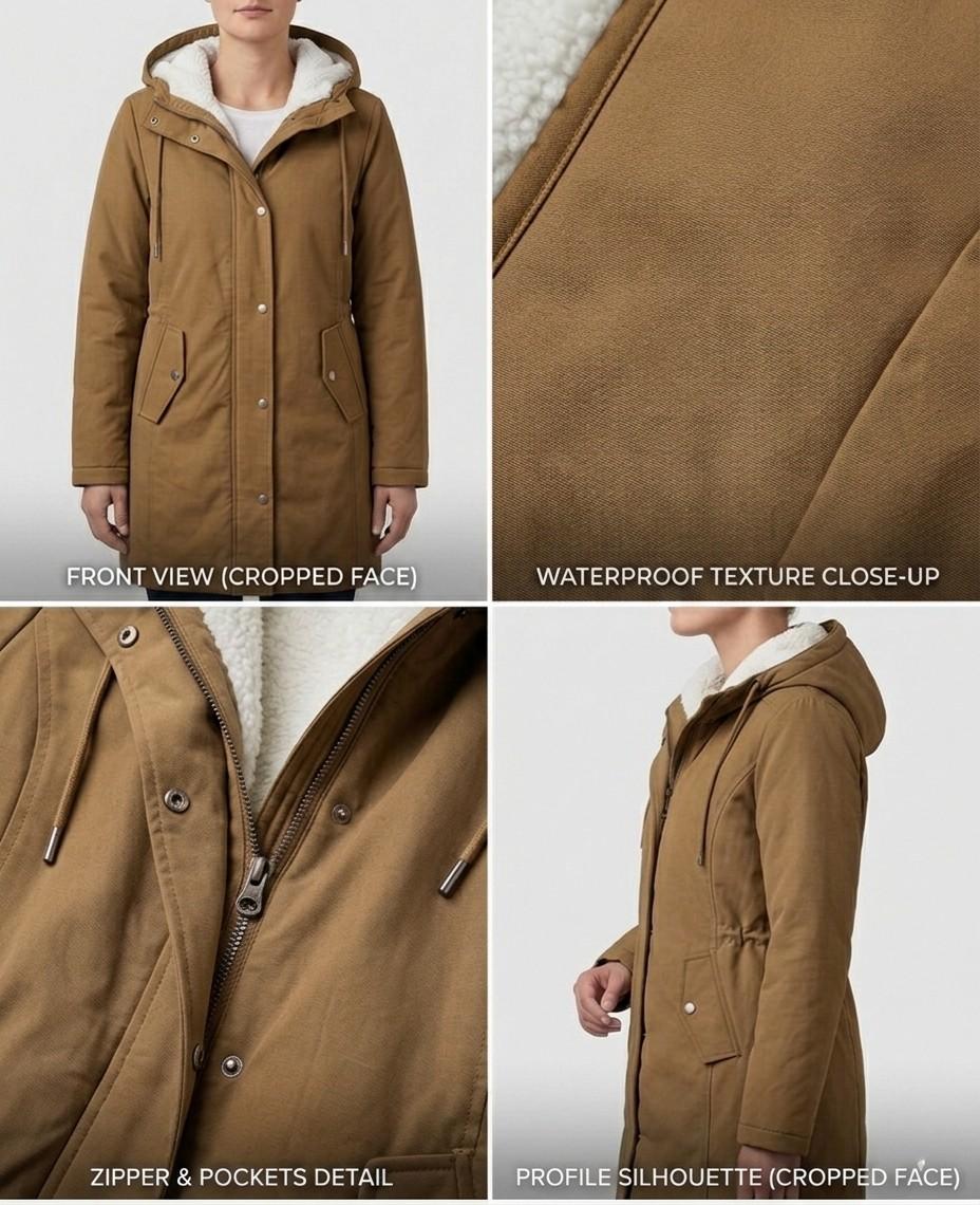 Amélie | Parka Larga Impermeable — Edición Final