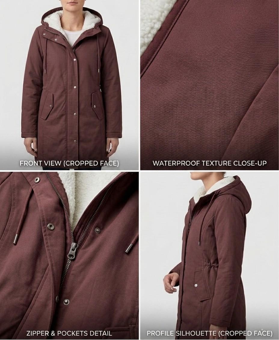 Amélie | Parka Larga Impermeable — Edición Final