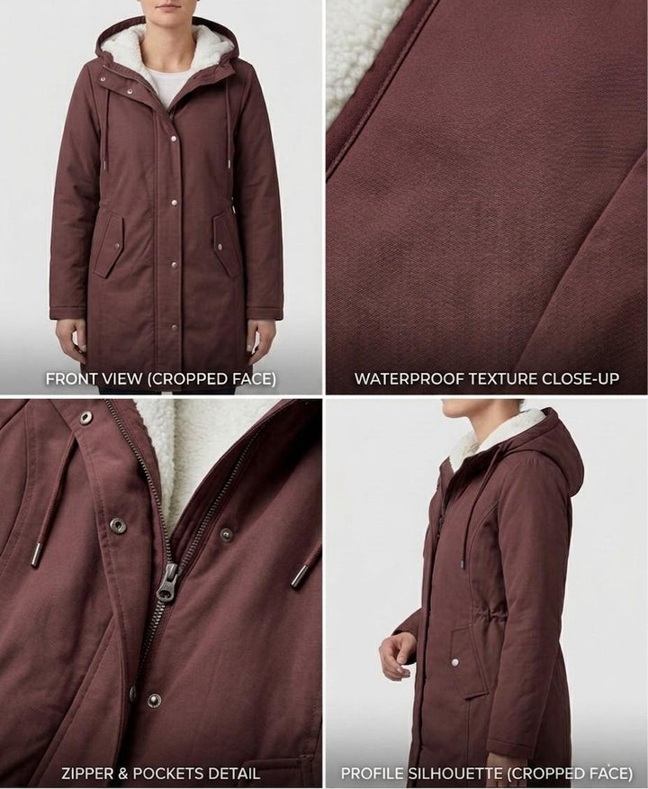 Amélie | Parka Larga Impermeable — Edición Final
