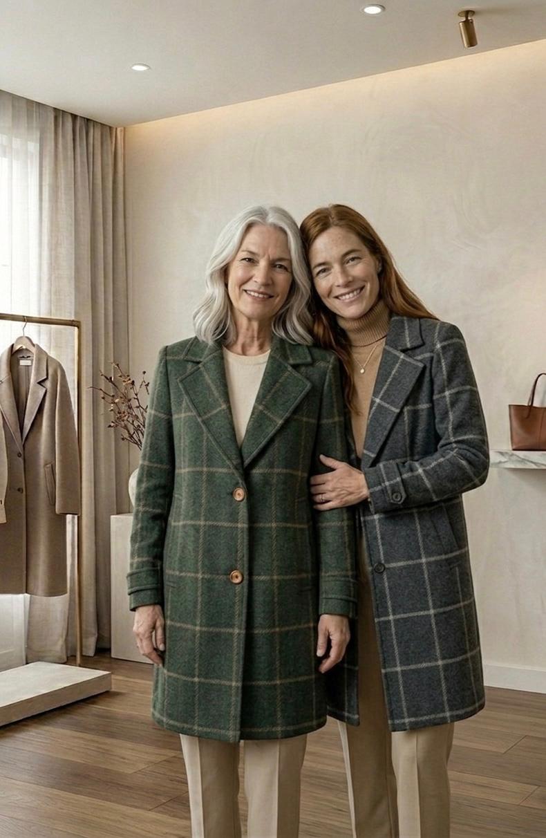 Judith | Abrigo Heritage Tweed — Edición Final