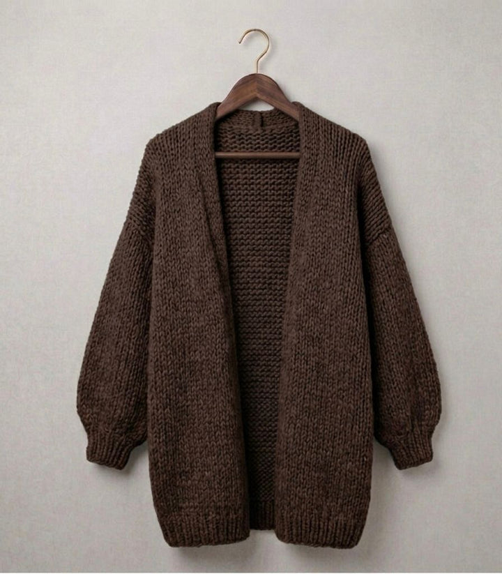 The Oversized Cardie | Cárdigan de Punto Relajado — Edición Final
