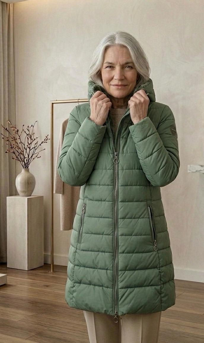 Olivia | Abrigo de Invierno A-Line Acolchado — Edición Final