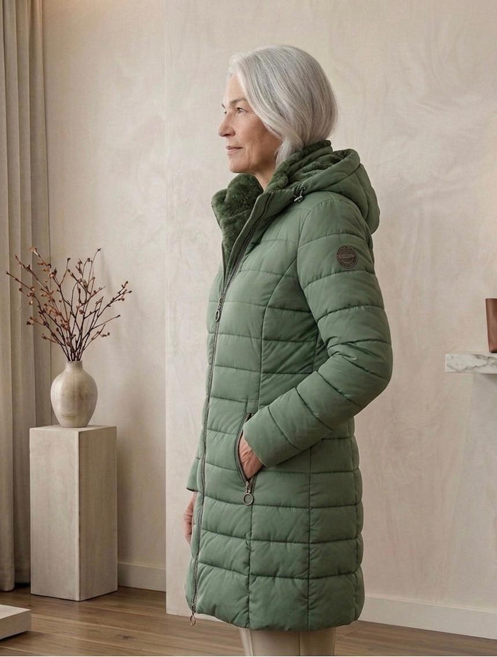 Olivia | Abrigo de Invierno A-Line Acolchado — Edición Final