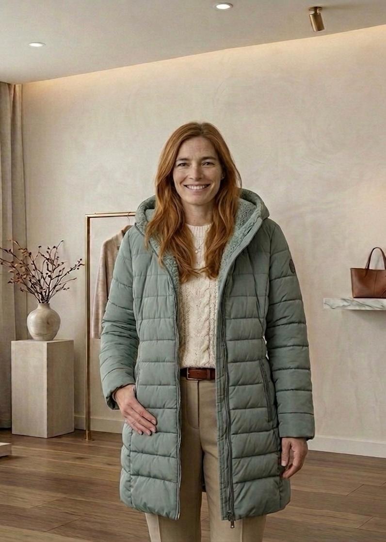 Olivia | Abrigo de Invierno A-Line Acolchado — Edición Final