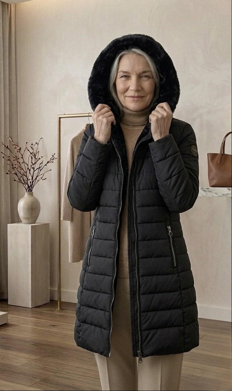 Olivia | Abrigo de Invierno A-Line Acolchado — Edición Final