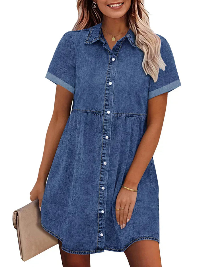 Juana | Vestido Camisero de Jean