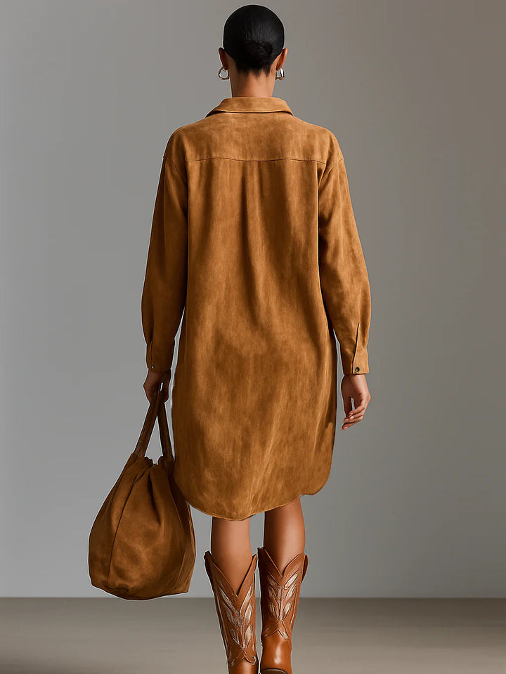 Ofelia | Vestido Midi Estampado con Escote en V