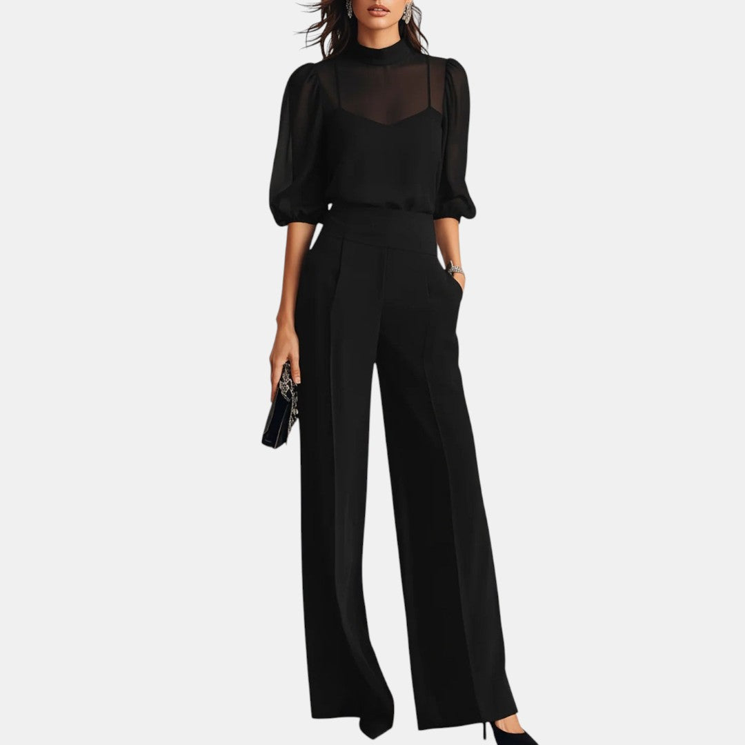 Clarisa | Conjunto con Pantalón Ancho