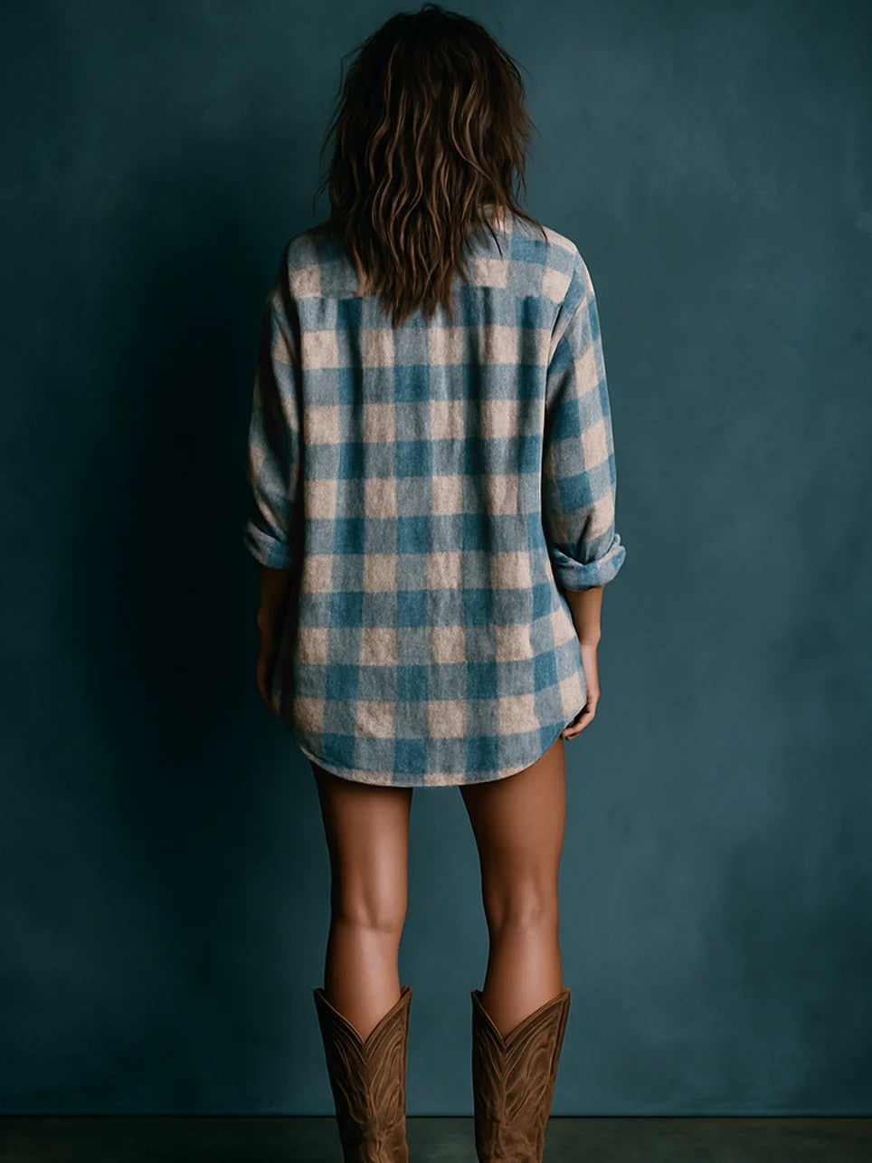 Griselda | Vestido Mini de Cuadros Escoceses