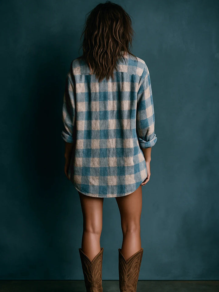 Griselda | Vestido Mini de Cuadros Escoceses