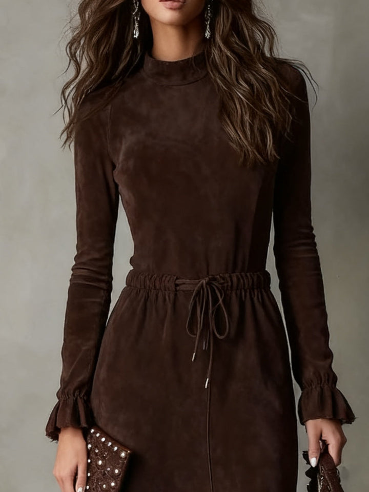 Carla | Vestido Midi con Cordón en la Cintura