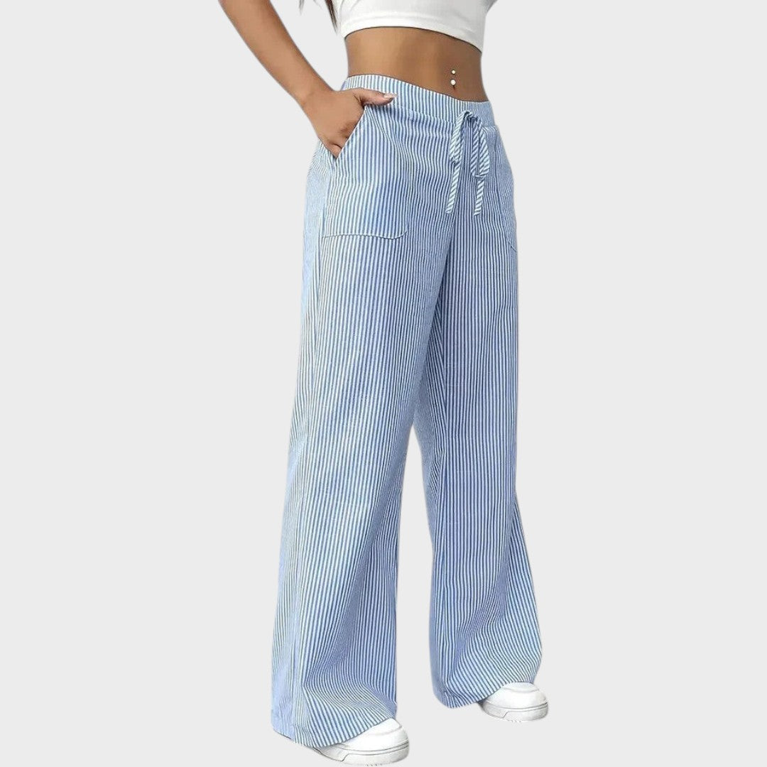 Andrea | Pantalón Ancho con Cordón Ajustable