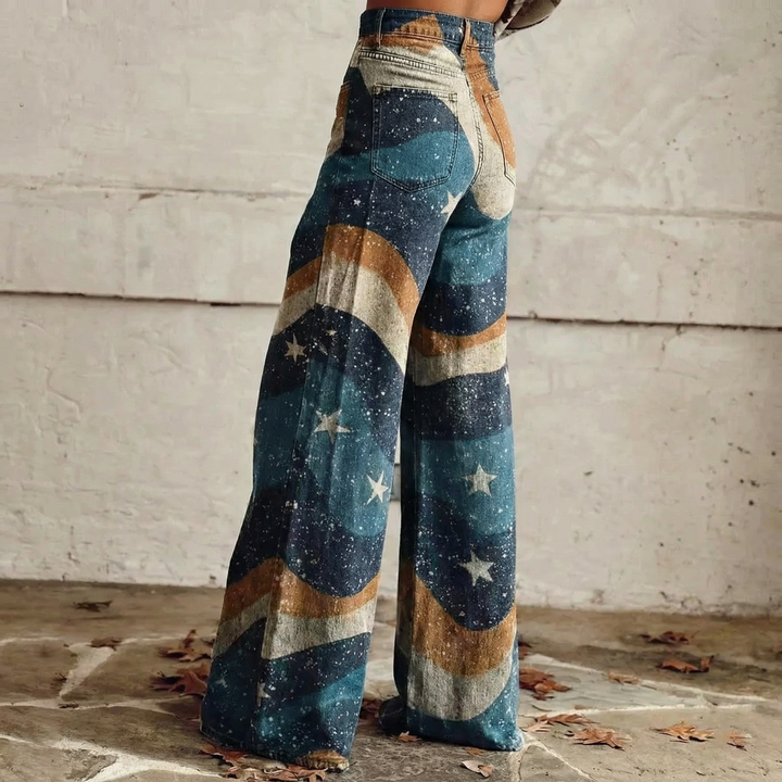 Oriana | Pantalones de Verano Estilo Boho Retro