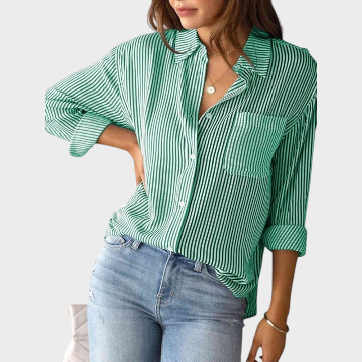 Brenda | Blusa con Cuello Clásico
