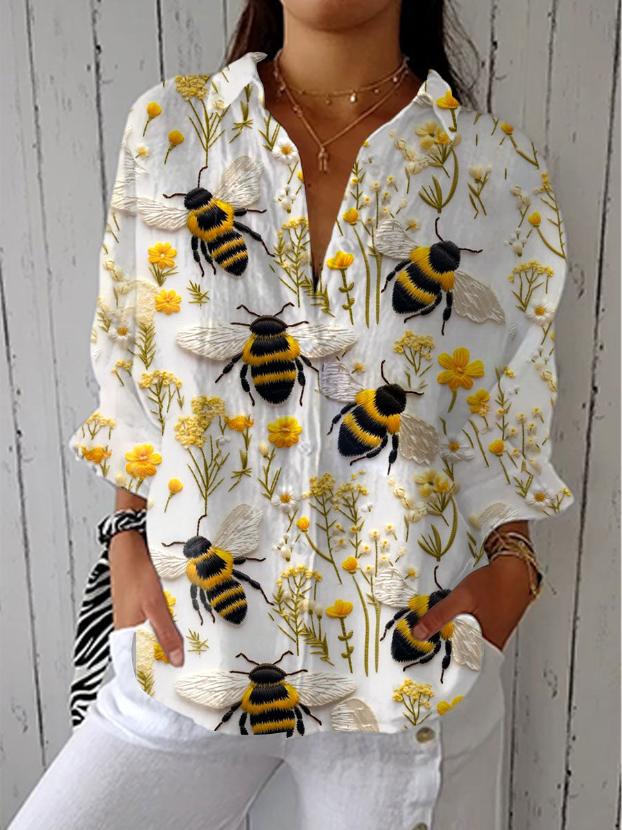Sandra | Blusa Abeja Dorada