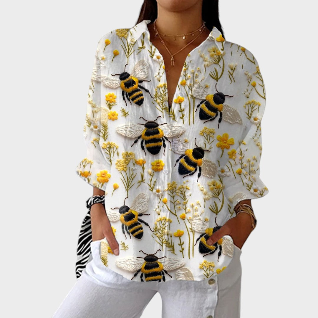 Susana | Blusa Camisera Floral