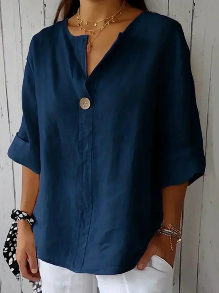 Nayla | Blusa Casual de Mujer con Escote en V