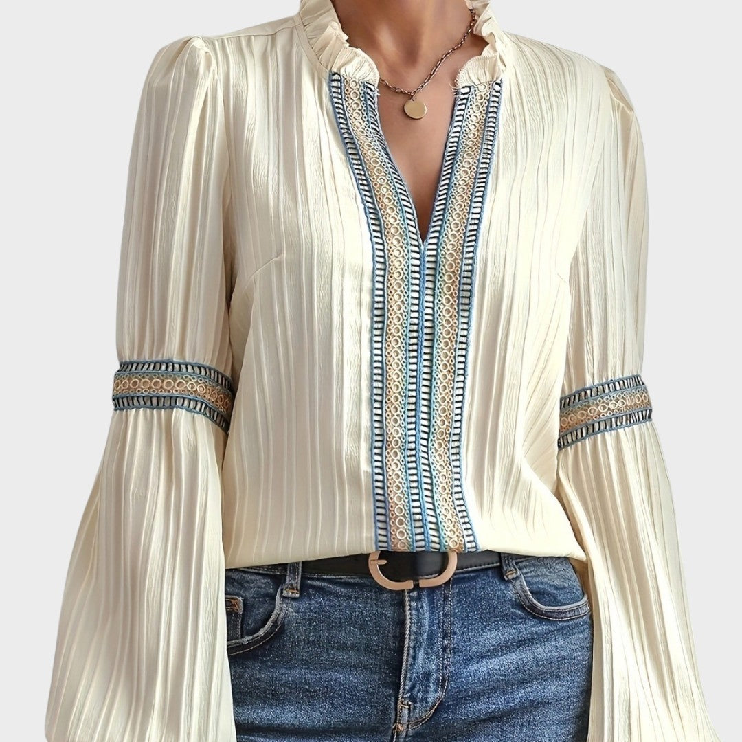Salomé | Blusa Vintage con Escote en V