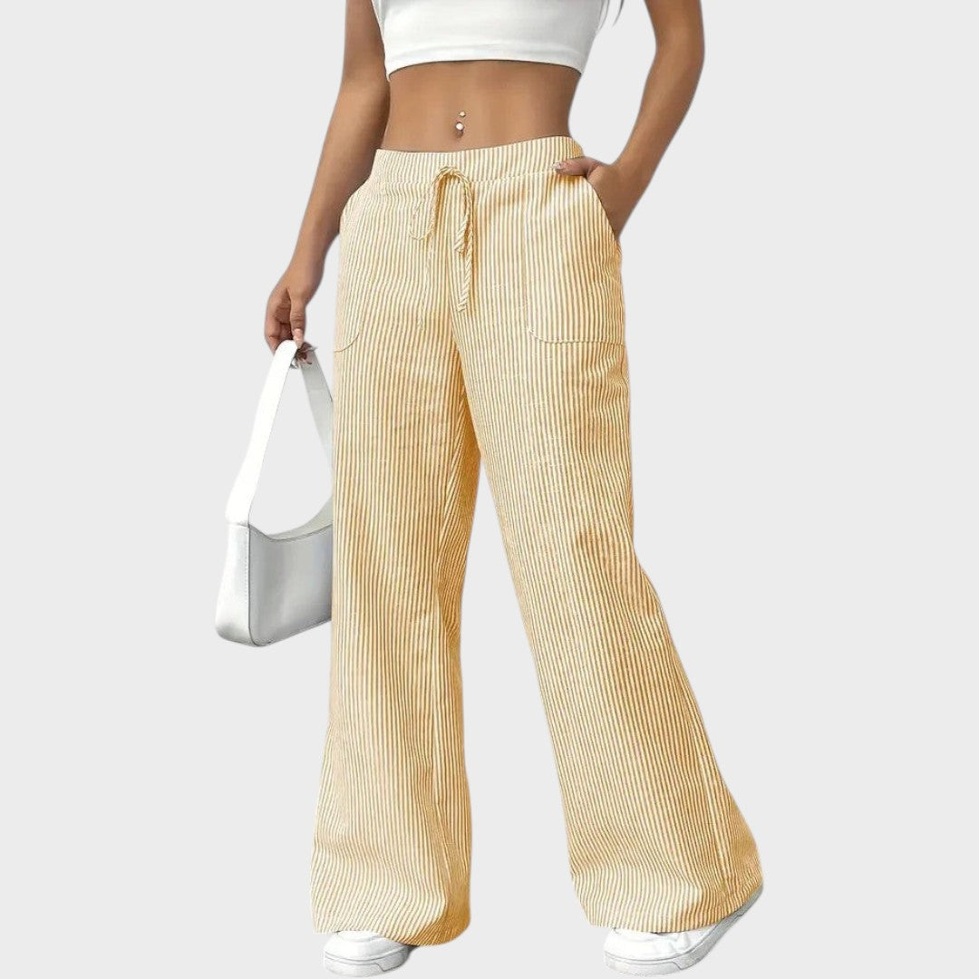 Andrea | Pantalón Ancho con Cordón Ajustable